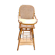 High canine chair convertible into wood