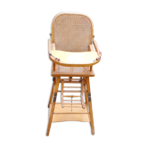 High canine chair convertible into wood