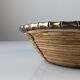 Rattan and brass centrepiece, Italy, 1970s