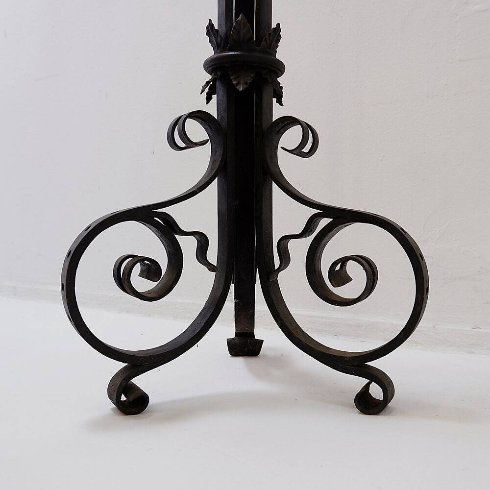 Grand Italian chandelier in wrought iron - 19th century