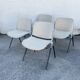 Série de 4 chaises modèle DSC 106 de Giancarlo Piretti pour Castelli