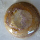 Empty cup pocket in vintage alabaster