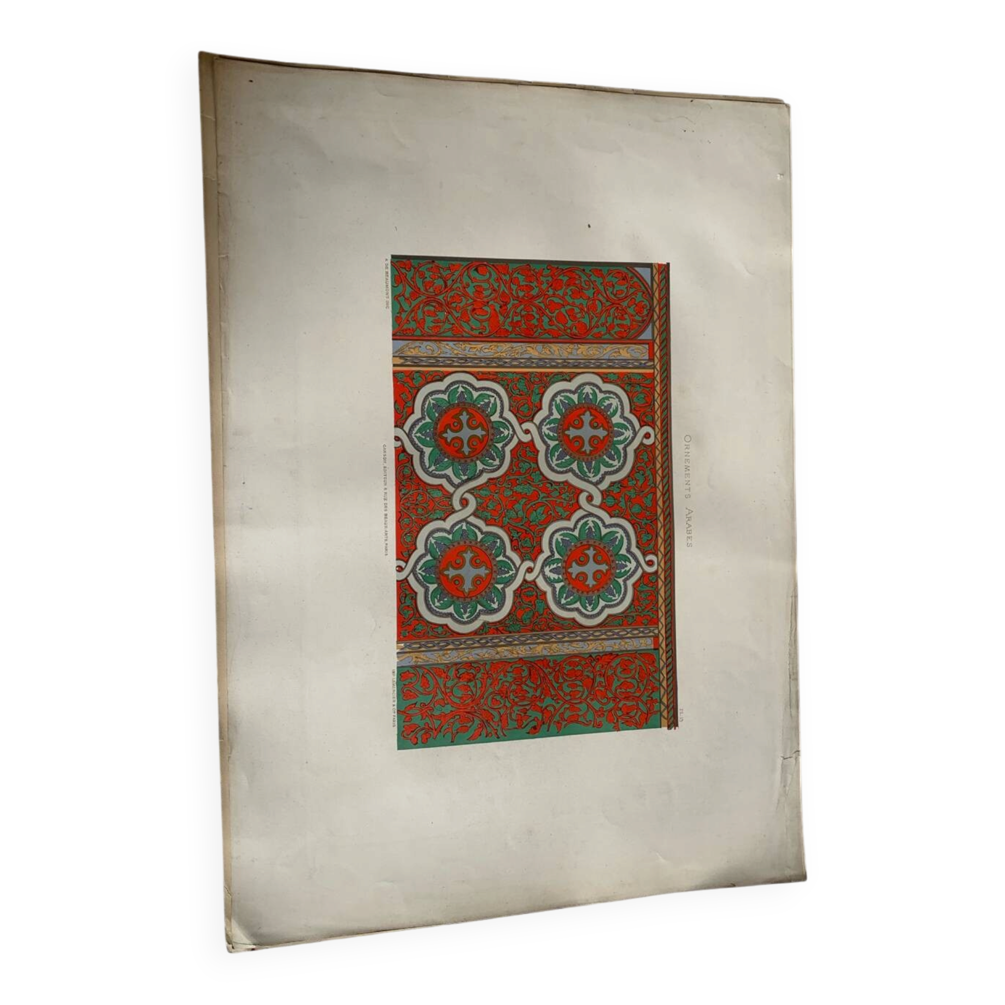 Ancient Oriental Lithography - Arab Ornaments
