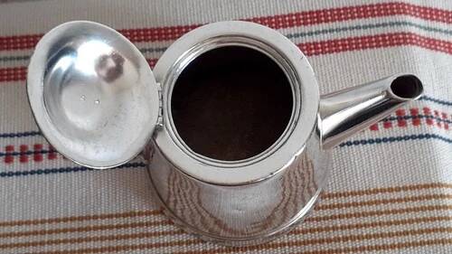 Verseuse en métal argenté