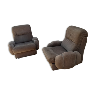Pair of vintage armchairs year 70