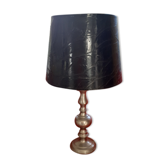 Lampe à poser ancienne  en étain
