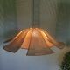 Suspension "fleur" rotin