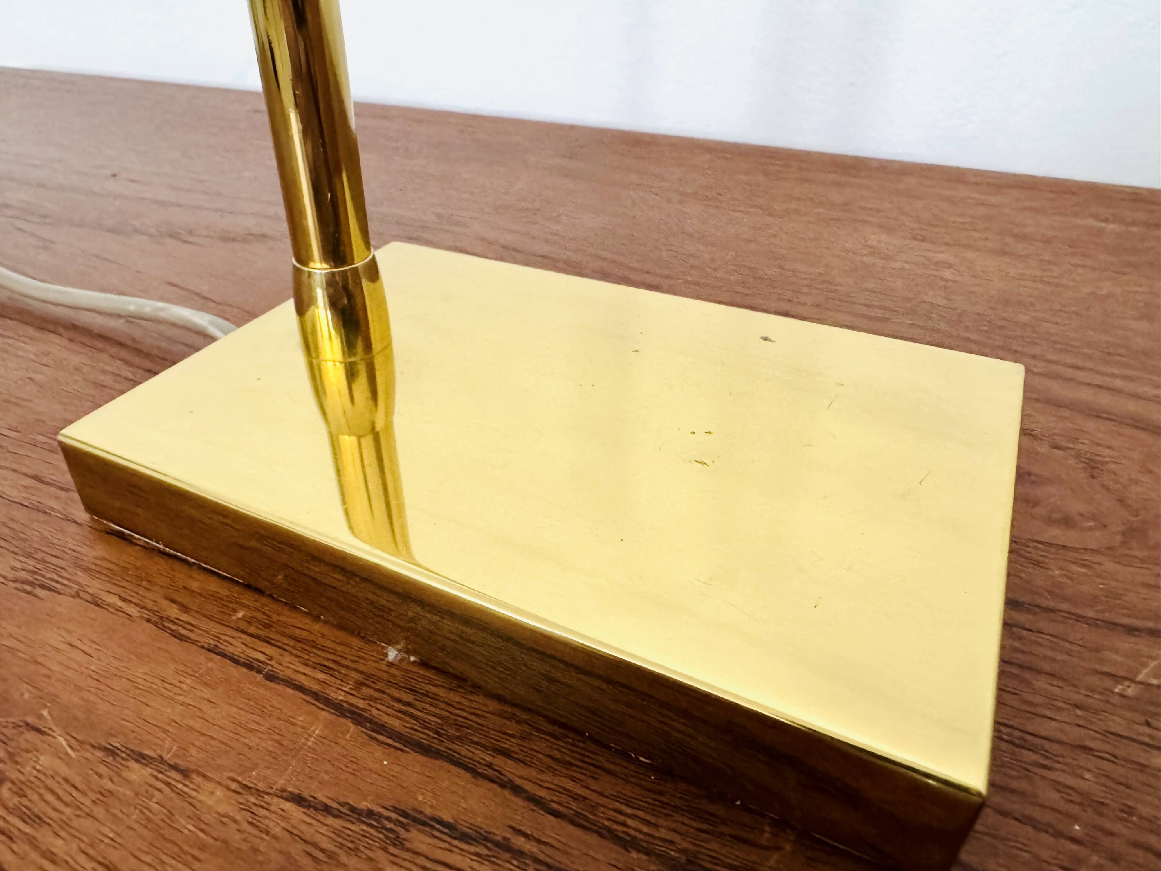 Brass Table Lamp by Vereinigte Werkstätten Collection