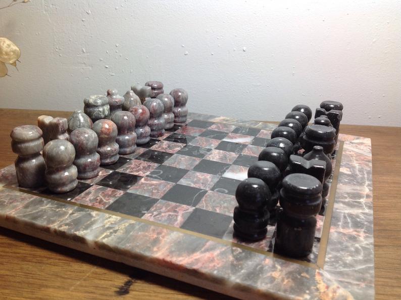 Marble chess game