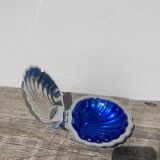 Silver plated butter dish shell 1950
