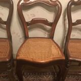 Lot de 6 chaises anciennes en bois
