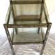 Harness square chrome and smoked glass vintage