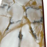 Commode en placage de palissandre avec plateau en onyx vert