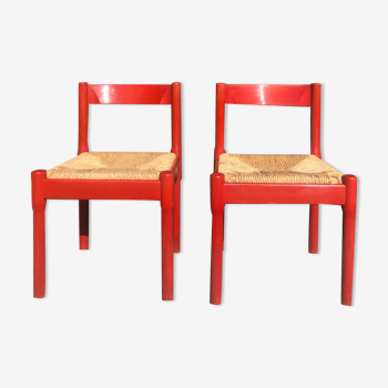 Carimate chairs by Vico Magistretti for Cassina