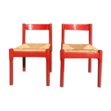 Carimate chairs by Vico Magistretti for Cassina