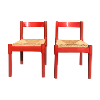 Carimate chairs by Vico Magistretti for Cassina