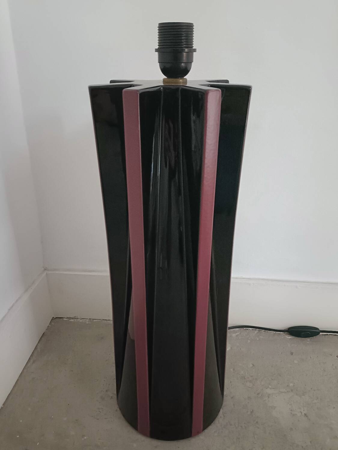 Kostka ceramic lamp base