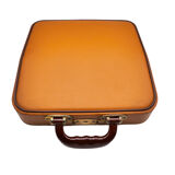 Typewriter hermes baby rocket lime green with its brown suitcase revised ribbon new