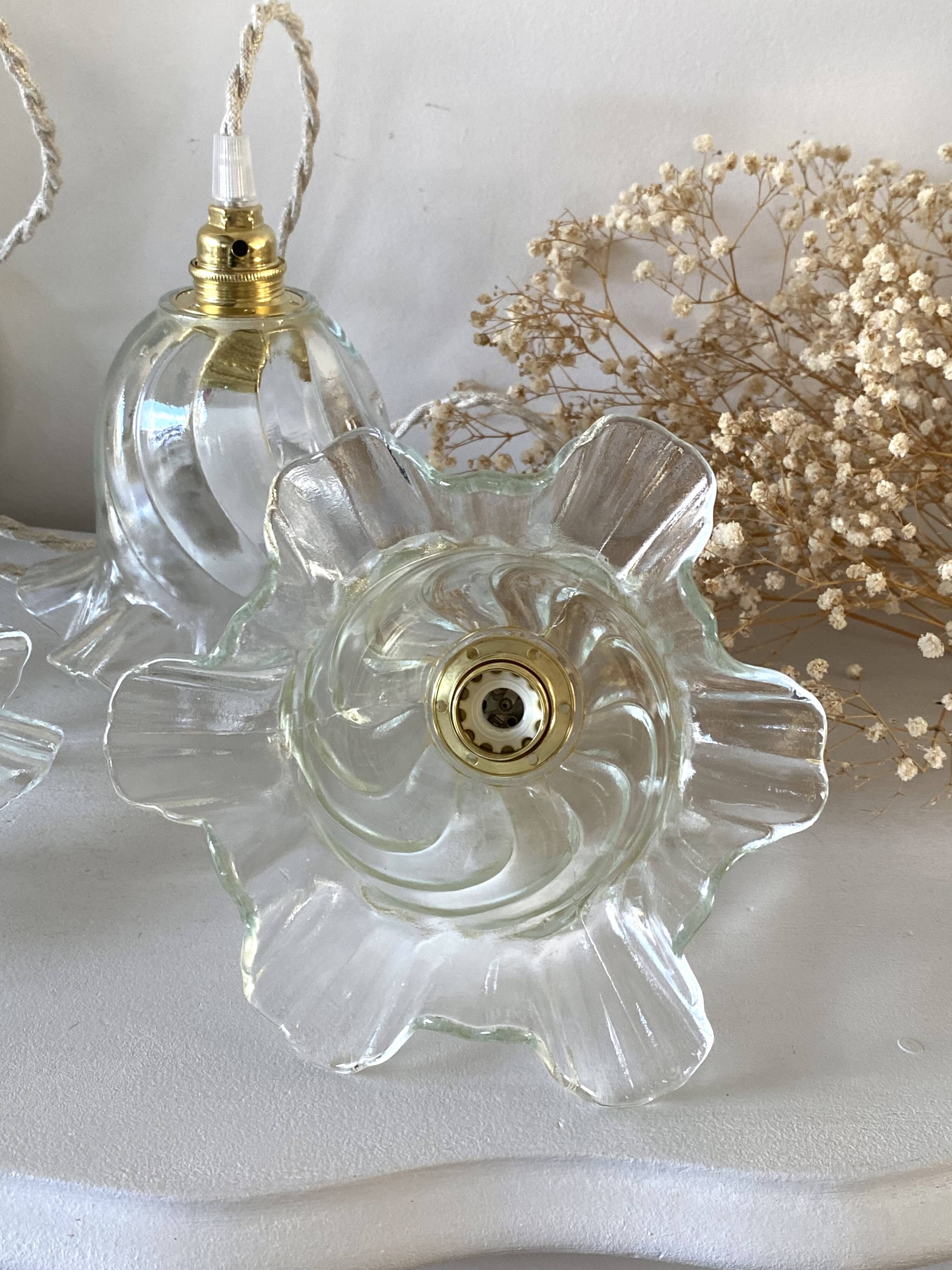 Vintage waterfall pendant light