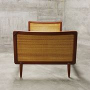 Mid-Century Single Teak Bed, 1960s