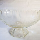 Vintage oval glass fruit cup