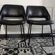 Pair of vintage 1970s armchairs/chairs in Italian Saarinen style.