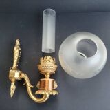 Pair of bronze wall sconces in Empire/Napoleon III style.