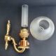 Pair of bronze wall sconces in Empire/Napoleon III style.