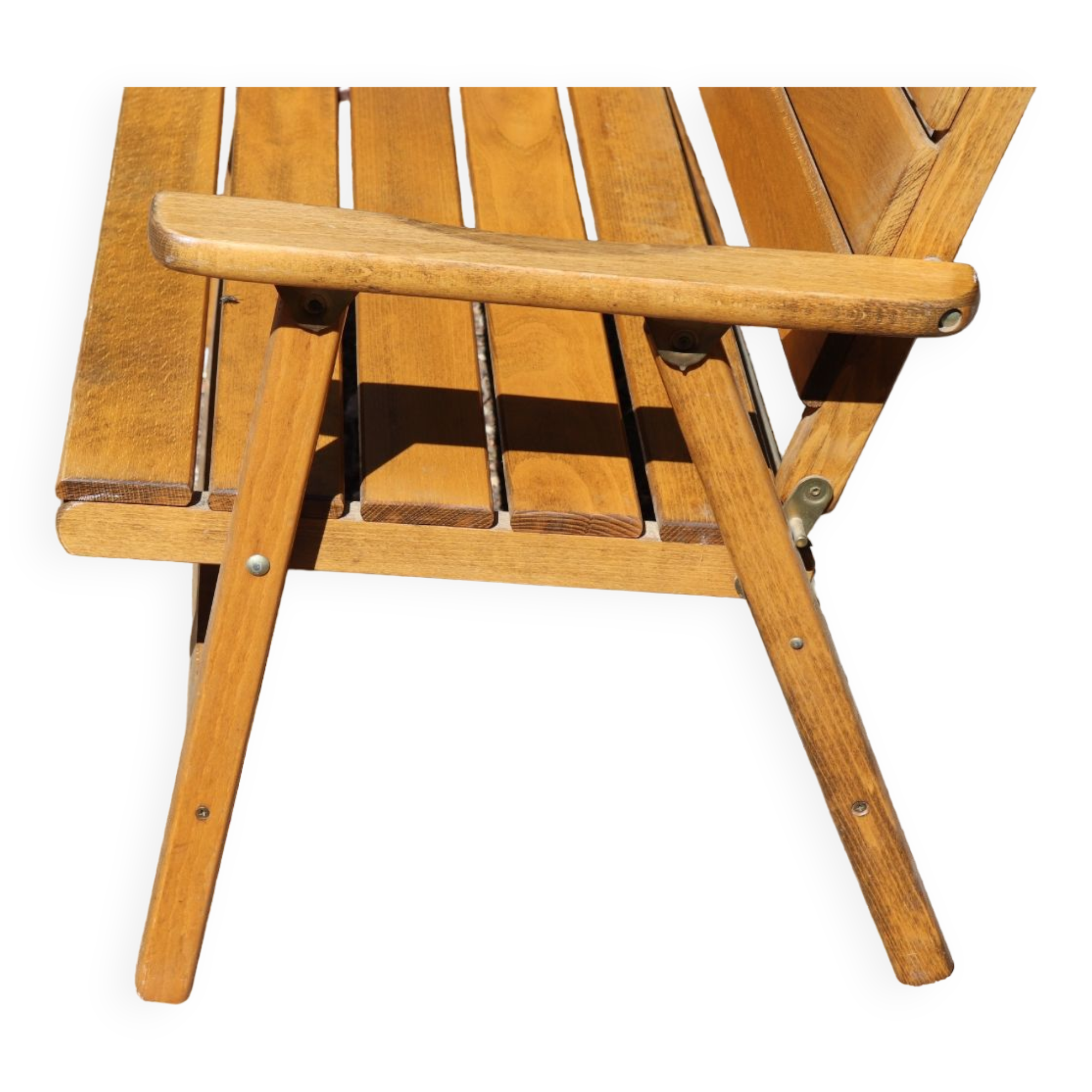 Folding bench sodibois 70s