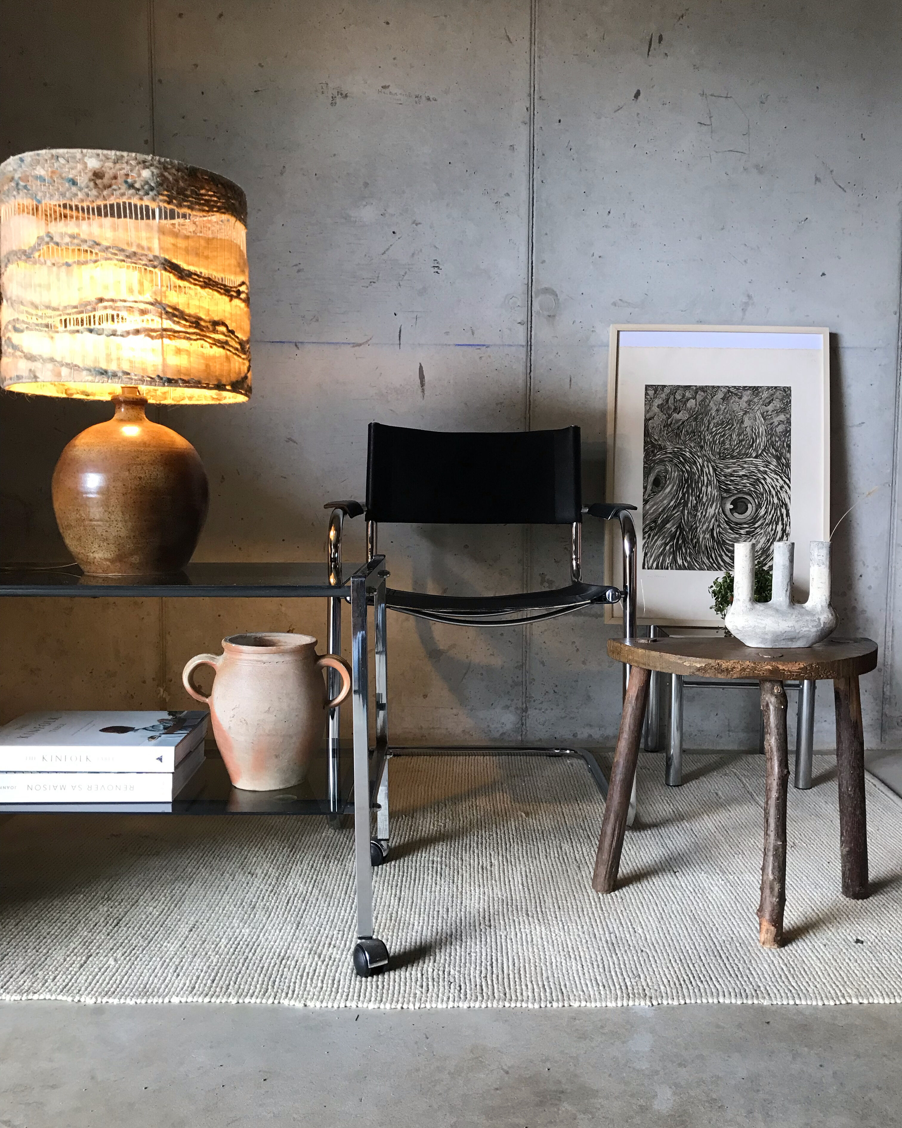 Vintage ceramic lamp