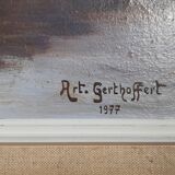 Oil on canvas by Arthur Gerthoffert 1977
