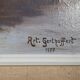 Huile sur toile par Arthur Gerthoffert 1977
