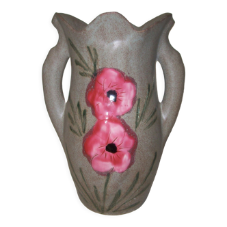 Signed ceramic vase