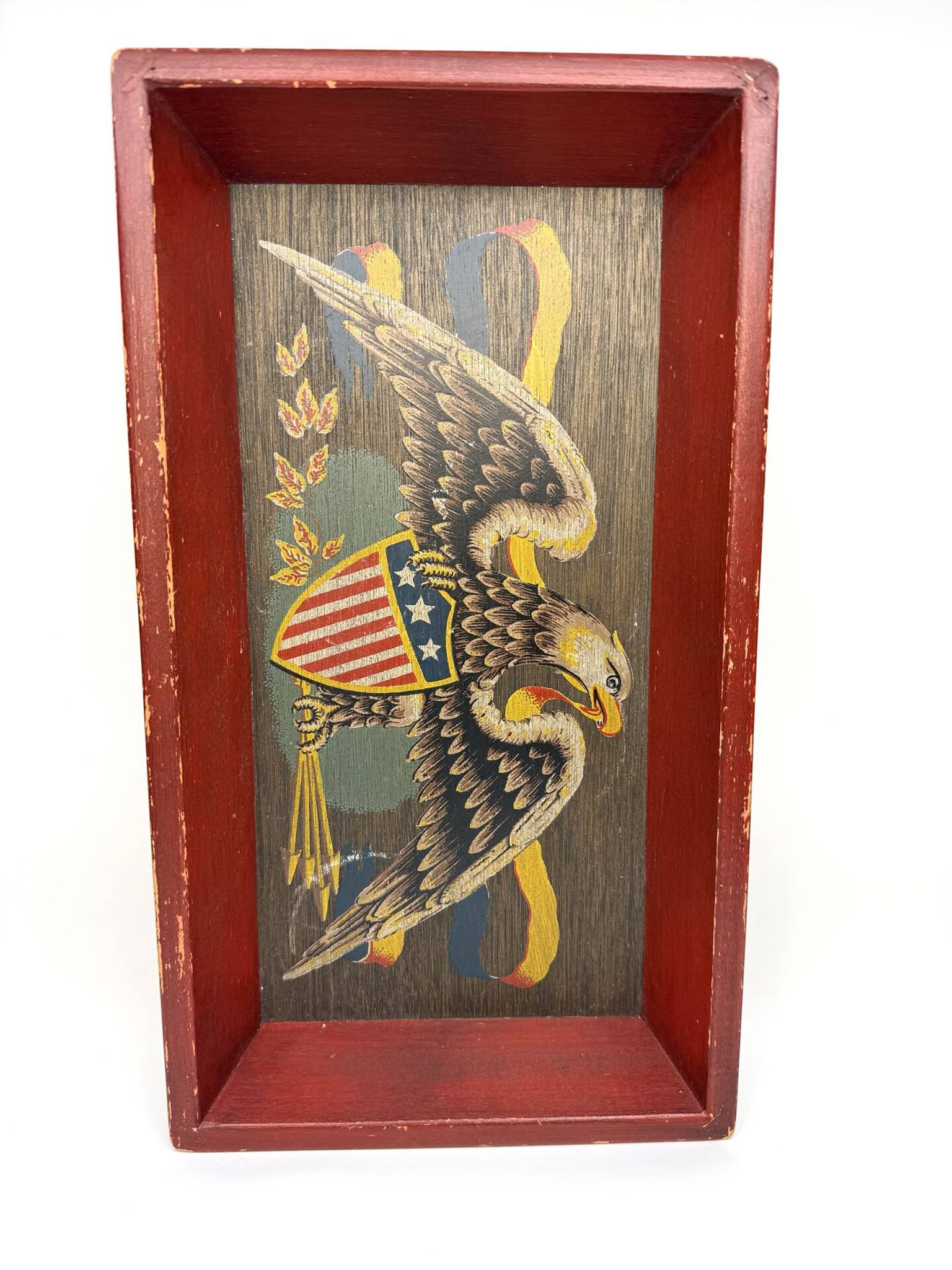 Vintage Yorkraft Inc. plate – American eagle – USA, 1960s