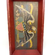 Vintage Yorkraft Inc. plate – American eagle – USA, 1960s