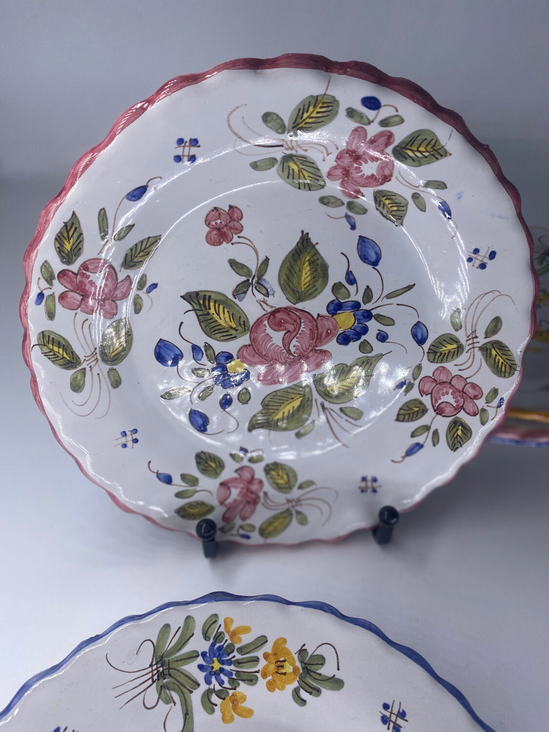 6 vintage plates Martres Tolosane Jodra Noirmoutier