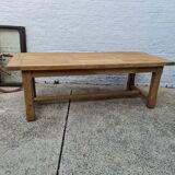 Rectangular table in raw oak