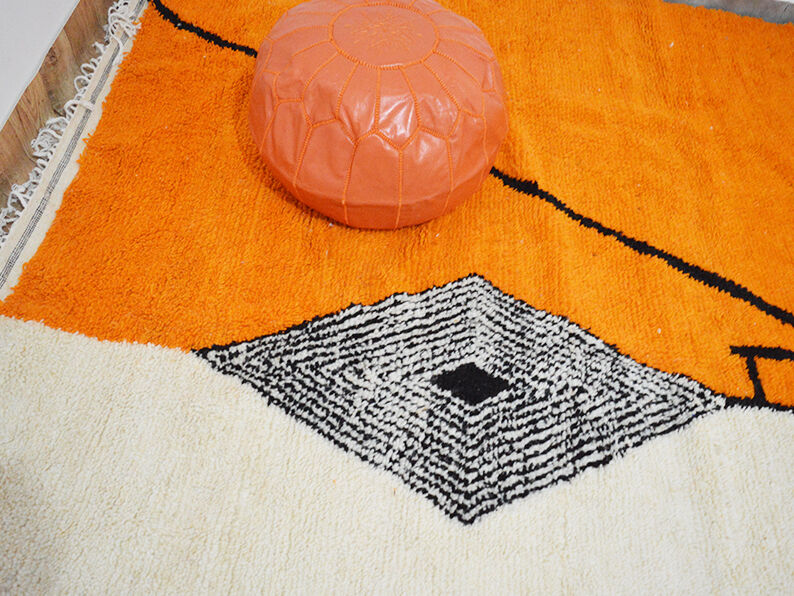 Handmade moroccan berber carpet 300 x 196 cm