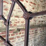 Mirror arched in wrought iron 180x137cm