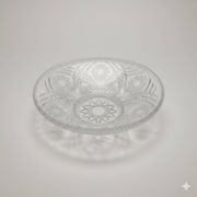 Cut glass cup from the 1950s–60s.