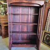 Empire library showcase in mahogany