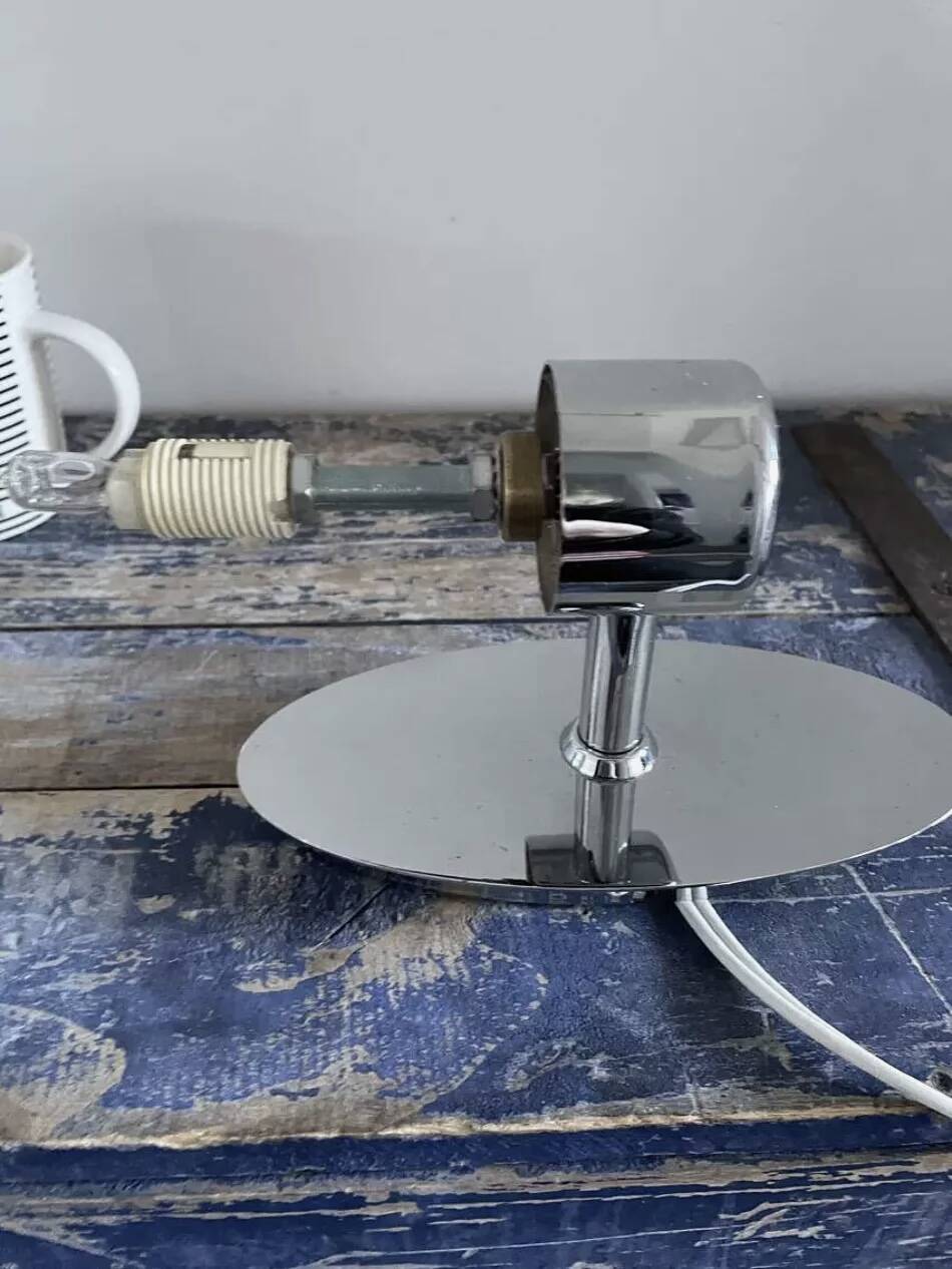 Vintage chrome wall lights