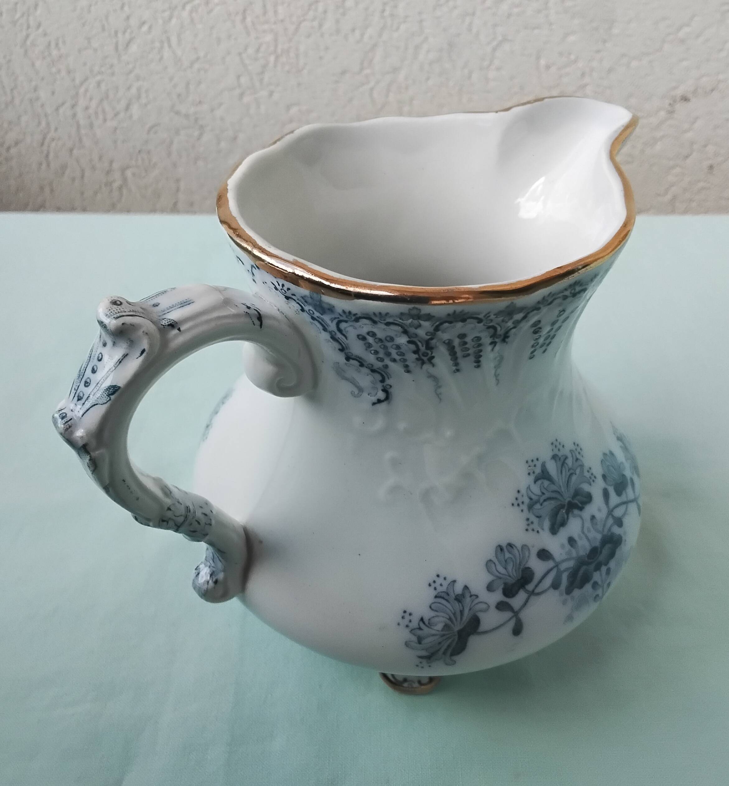 Ironstone milk jug Saint Amand Hamage