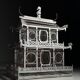 Asian style birdcage wood