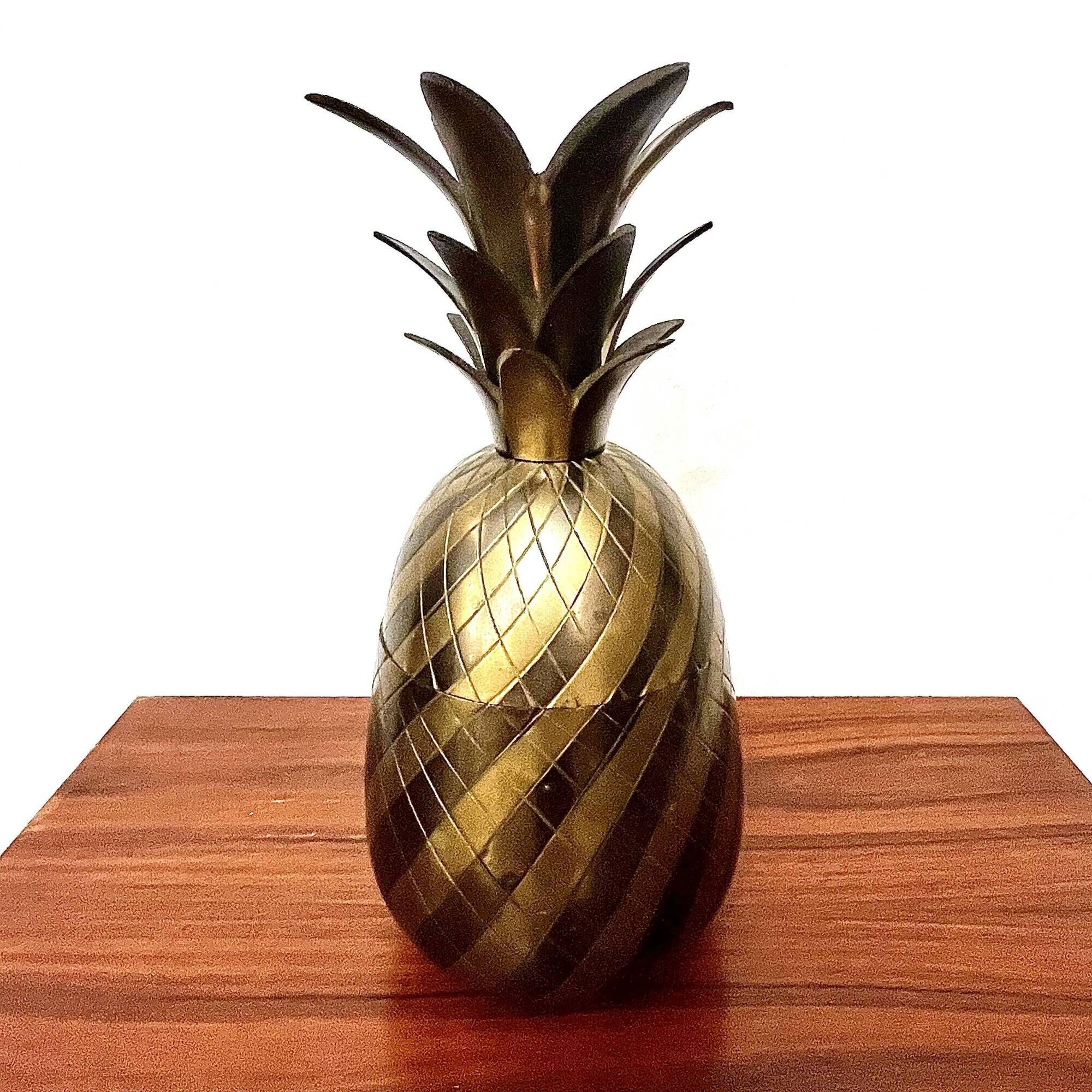 Decorative ice bucket "Pineapple" — attributed to Maison Jansen, France, here.