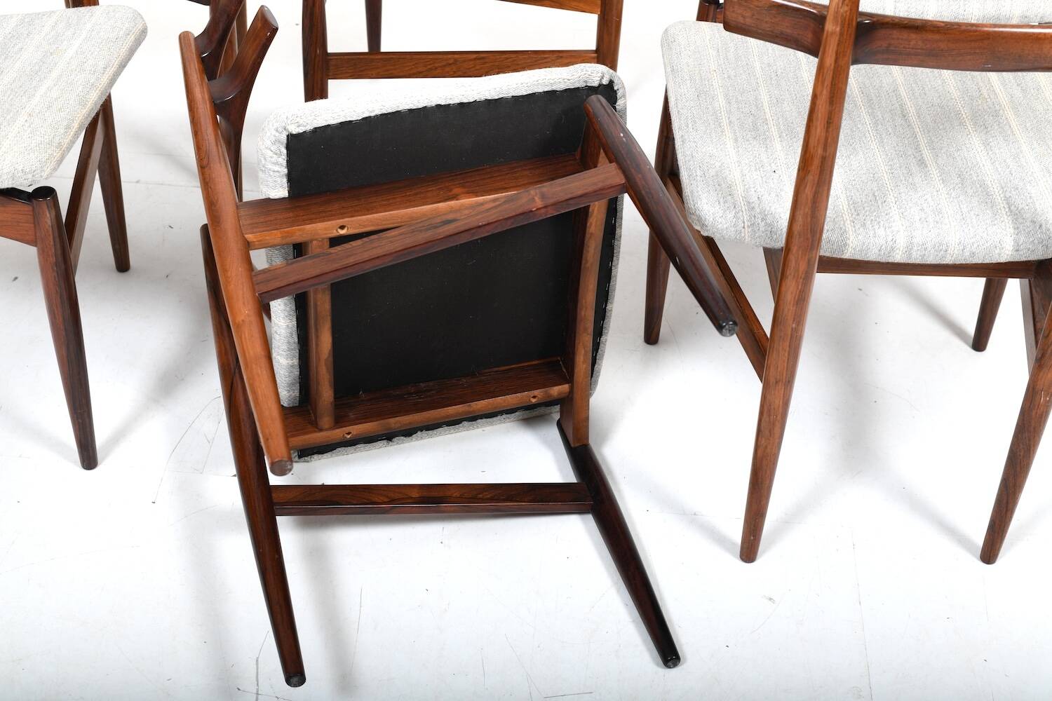 Set of six Poul Hundevad Model 30 Chairs 1960s