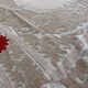 Vintage hand-embroidered tablecloth 143x146 cm