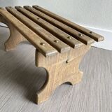 Small wooden bench