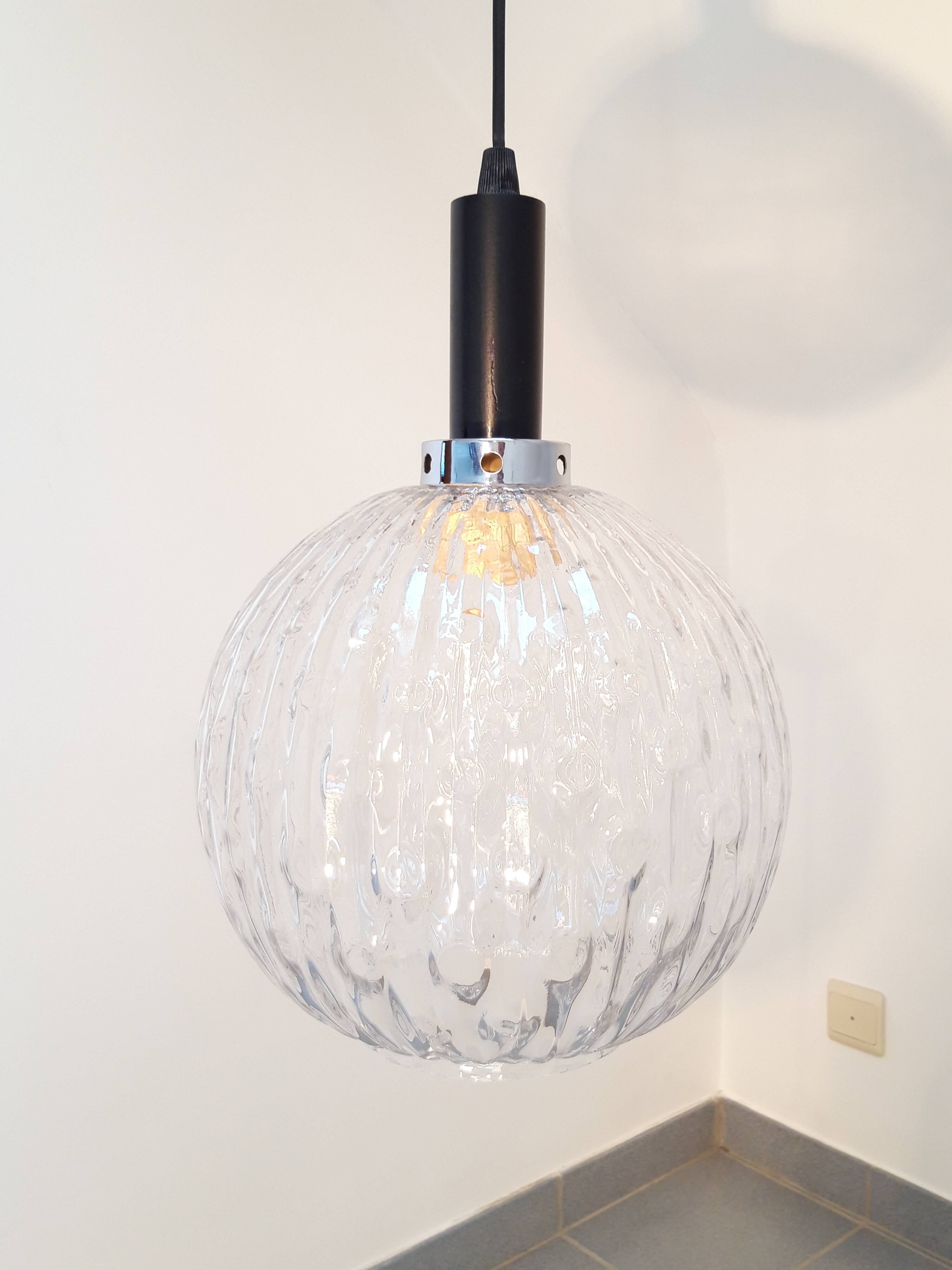 70's glass ball suspension