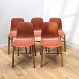 Set of 5 Sharky chairs, Kristalia